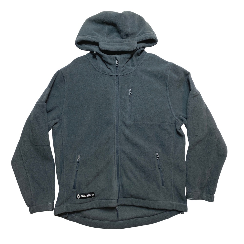 Baerskin Hoodie Mens XL Gray Tactical Fleece Full Zip BÆRSKIN Jacket